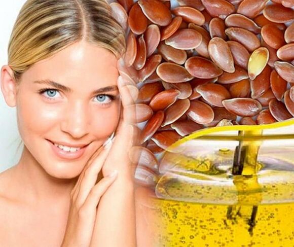 mascarilla con aceite de linaza